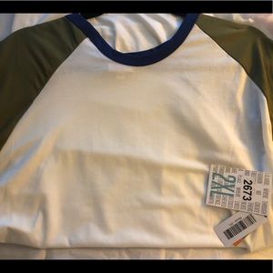 Lularoe 2XL Randy Baseball T-shirt